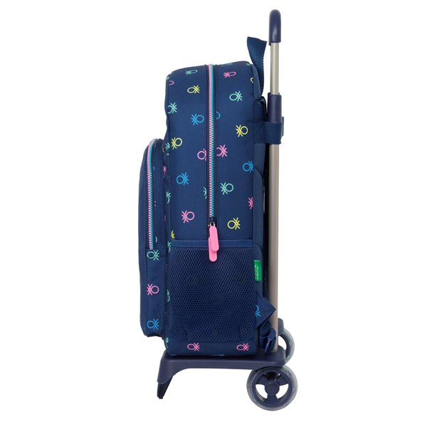 Mochila Con Carro 905 Benetton "Cool"30 x 46 x 14 cm.