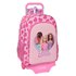 Mochila Mochila Con Carro 905 Barbie "Love"33 x 42 x 14 cm.