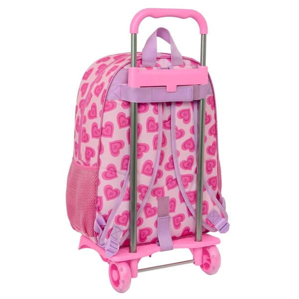 Mochila Mochila Con Carro 905 Barbie "Love"33 x 42 x 14 cm.