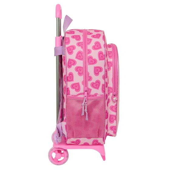 Mochila Mochila Con Carro 905 Barbie "Love"33 x 42 x 14 cm.