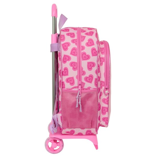 Mochila Mochila Con Carro 905 Barbie "Love"33 x 42 x 14 cm.