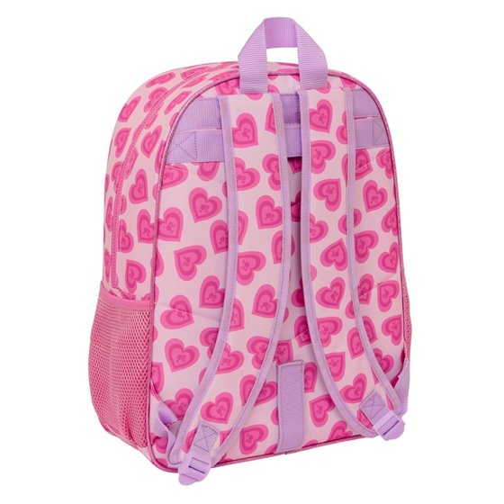 Mochila Adaptable A Carro Barbie "Love"33 x 42 x 14 cm.