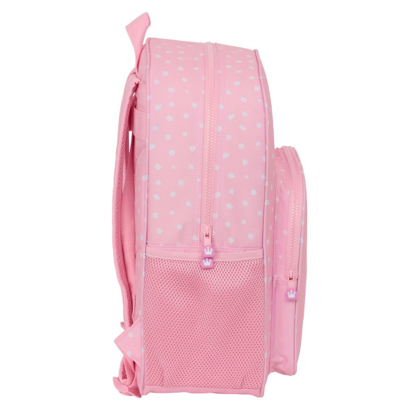 Mochila Adaptable A Carro Reciclado Glowlab Kids "Sweet Home"33 x 42 x 14 cm.