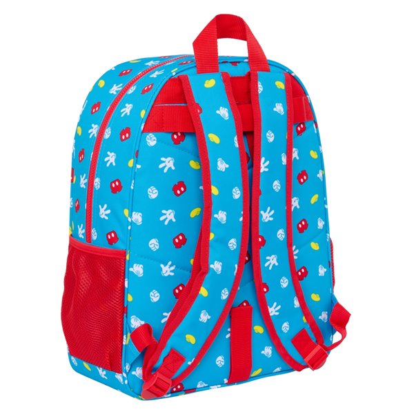 Mochila De 33 Cm Adaptable A Carro Mickey Mouse "Fantastic"33 x 42 x 14 cm.