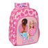 Mochila Infantil Adaptable A Carro Barbie "Love"26 x 34 x 11 cm.