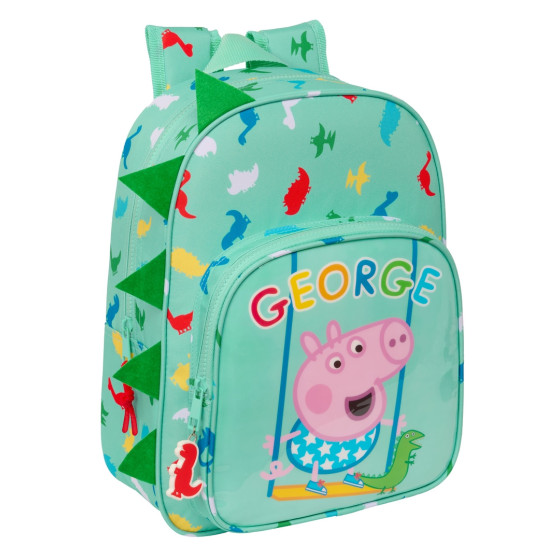 Mochila Infantil Adaptable A Carro George26 x 34 x 11 cm.