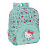 Mochila Infantil Adaptable A Carro Hello Kitty "Sea Lovers"26 x 34 x 11 cm.