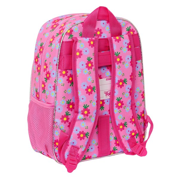 Mochila Infantil Adaptable A Carro Trolls 326 x 34 x 11 cm.
