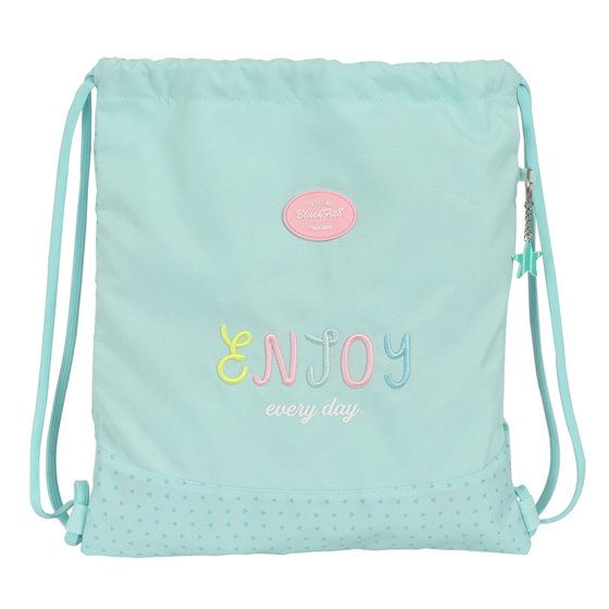 Saco Plano Reciclado Blackfit8 "Enjoy"35 x 40 cm.