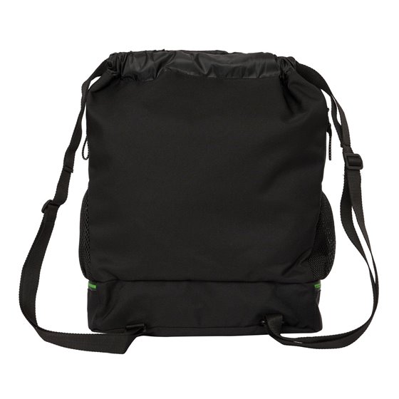 Saco Mochila Kappa "Black"35 x 40 cm.