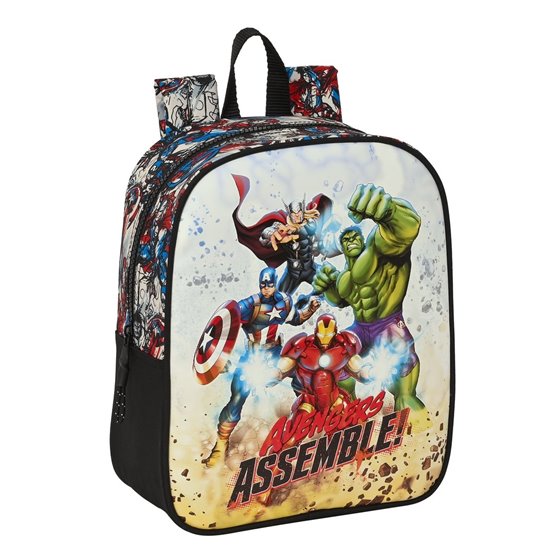 Mochila Guarderia Adaptable A Carro Avengers "Forever"22 x 27 x 10 cm.