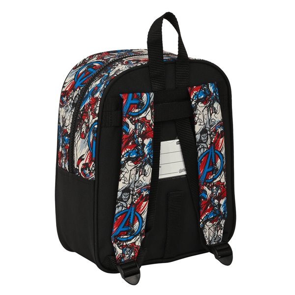 Mochila Guarderia Adaptable A Carro Avengers "Forever"22 x 27 x 10 cm.