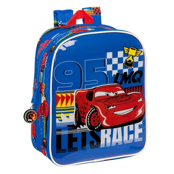 Mochila Guarderia Adaptable A Carro Cars "Race Ready"22 x 27 x 10 cm.