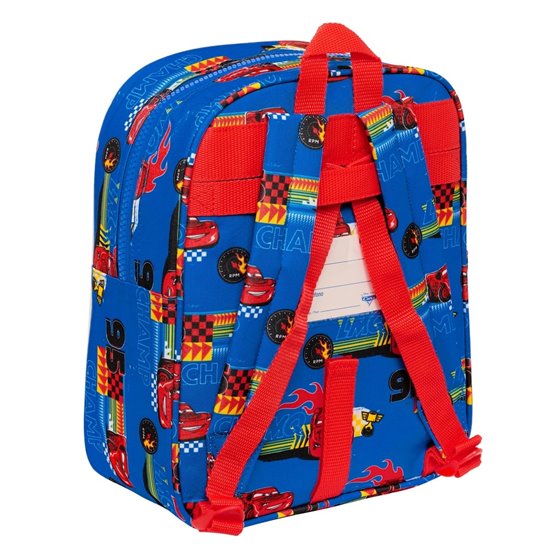 Mochila Guarderia Adaptable A Carro Cars "Race Ready"22 x 27 x 10 cm.