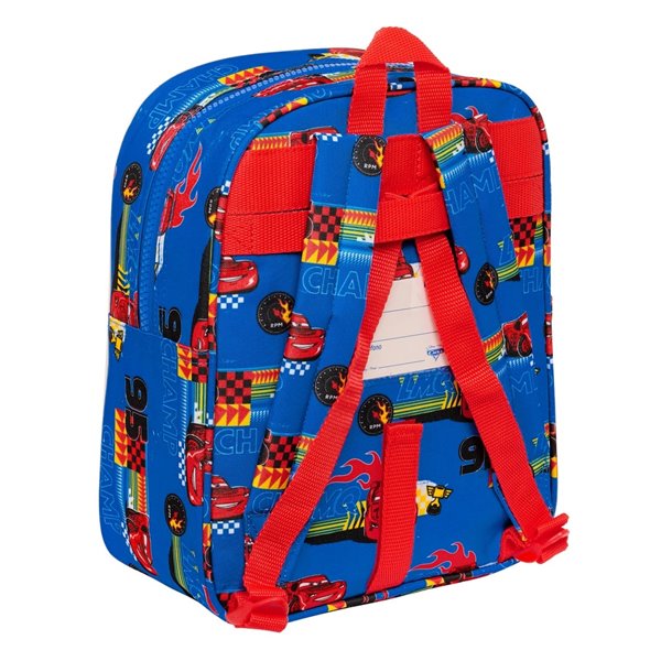 Mochila Guarderia Adaptable A Carro Cars "Race Ready"22 x 27 x 10 cm.