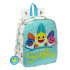 Mochila Guarderia Adaptable A Carro Con Bolsillo Baby Shark "Surfing"22 x 27 x 10 cm.