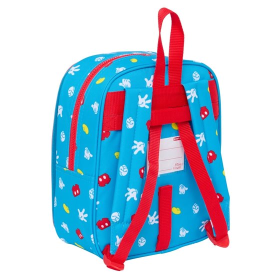 Mochila Guarderia Adaptable A Carro Intercambi Mickey Mouse "Fantastic"22 x 27 x 10 cm.