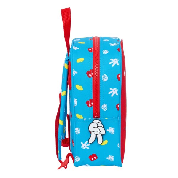 Mochila Guarderia Adaptable A Carro Intercambi Mickey Mouse "Fantastic"22 x 27 x 10 cm.