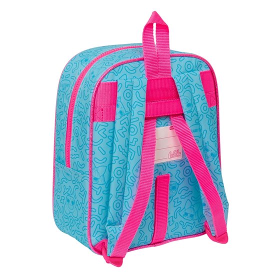 Mochila Guarderia Adaptable A Carro Lol Surprise! "Divas"22 x 27 x 10 cm.