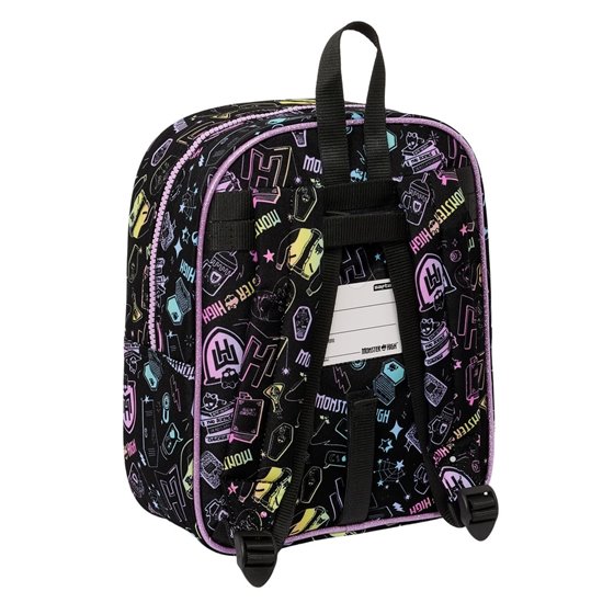 Mochila Guarderia Adaptable A Carro Monster High22 x 27 x 10 cm.