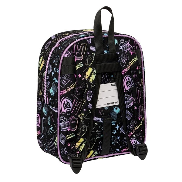 Mochila Guarderia Adaptable A Carro Monster High22 x 27 x 10 cm.
