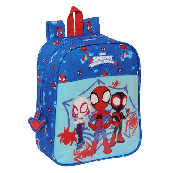 Mochila Guarderia Adaptable A Carro Spidey22 x 27 x 10 cm.