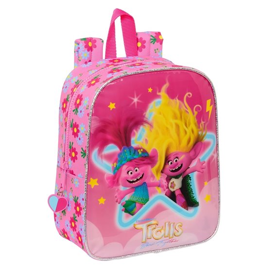 Mochila Guarderia Adaptable A Carro Trolls 322 x 27 x 10 cm.