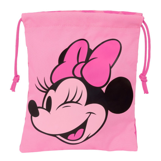 Saquito Merienda Minnie Mouse "Loving"20 x 25 cm.