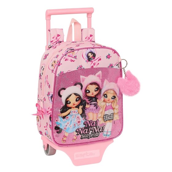 Mochila Con Carro 805 Nanana "Fabulous"22 x 27 x 10 cm.