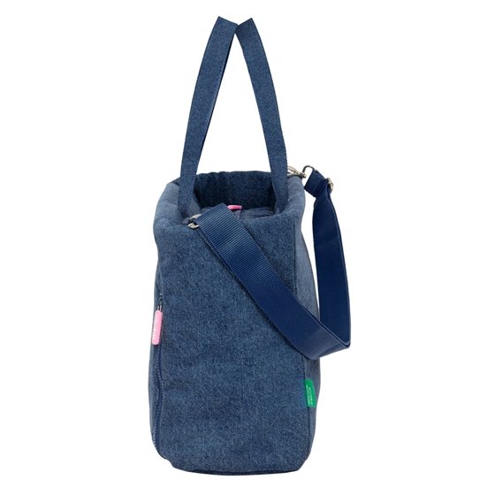 Bolso Con Bolsillo Para Portatil 14,1'' Benetton "Denim"40 x 31 x 17 cm.
