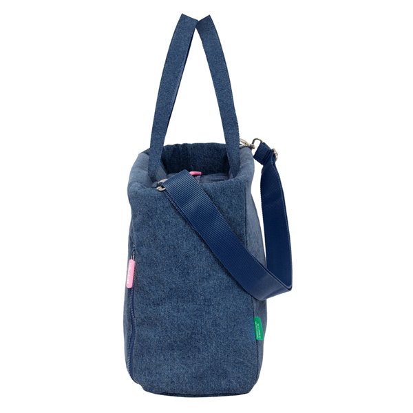 Bolso Con Bolsillo Para Portatil 14,1'' Benetton "Denim"40 x 31 x 17 cm.