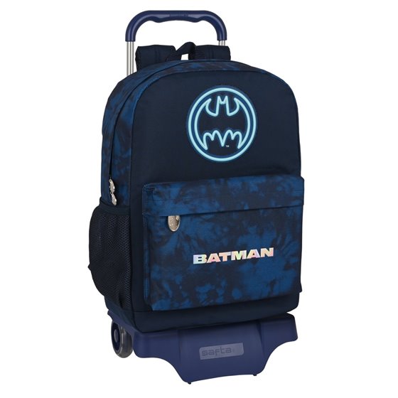 Mochila Con Carro 905 Batman "Legendary"30 x 43 x 14 cm.