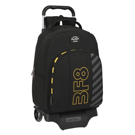 Mochila Con Carro 905 Reciclado Blackfit8 "Zone"32 x 42 x 15 cm.