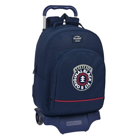 Mochila Con Carro 905 Reciclado Blackfit8 Authentic32 x 42 x 15 cm.