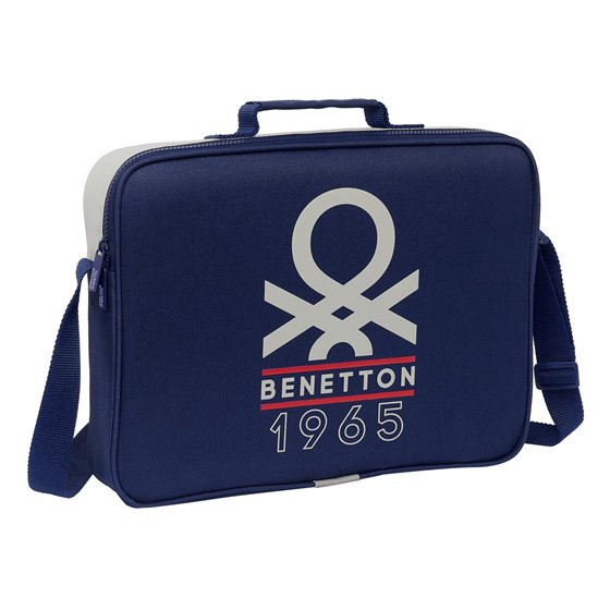 Cartera Extraescolares Benetton "Varsity"38 x 28 x 6 cm.
