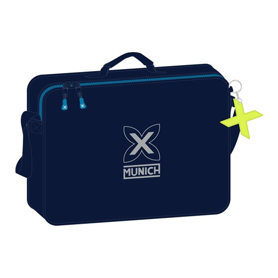 Cartera Extraescolares Munich "Nautic"38 x 28 x 6 cm.