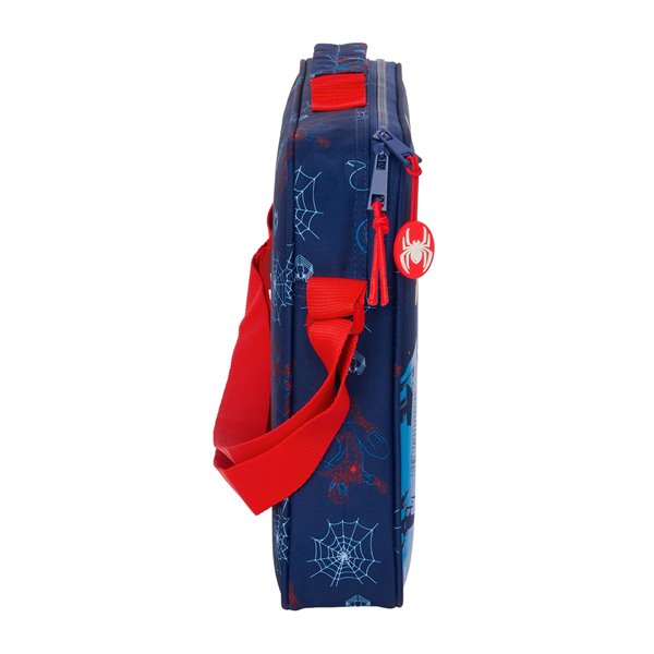 Cartera Extraescolares Spider-Man "Neon"38 x 28 x 6 cm.