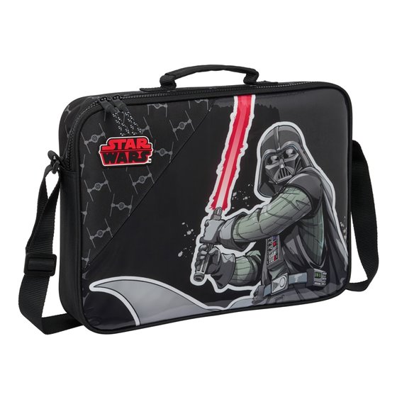 Cartera Extraescolares Star Wars "The Fighter"38 x 28 x 6 cm.