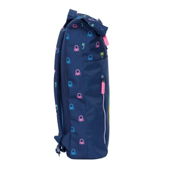 Mochila Solapa Para Portatil 15,6'' Benetton "Cool"28 x 42 x 13 cm.