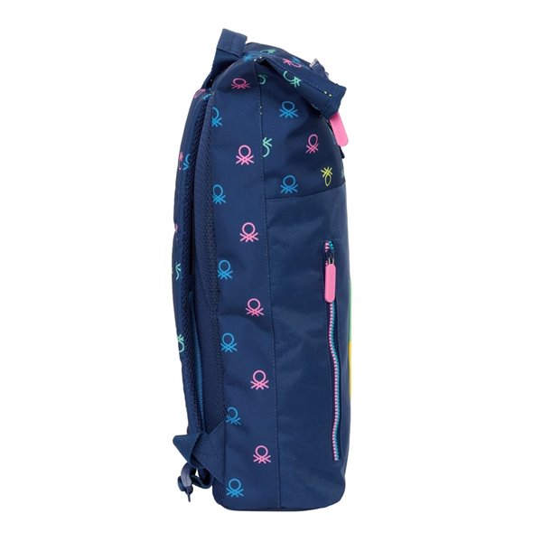 Mochila Solapa Para Portatil 15,6'' Benetton "Cool"28 x 42 x 13 cm.