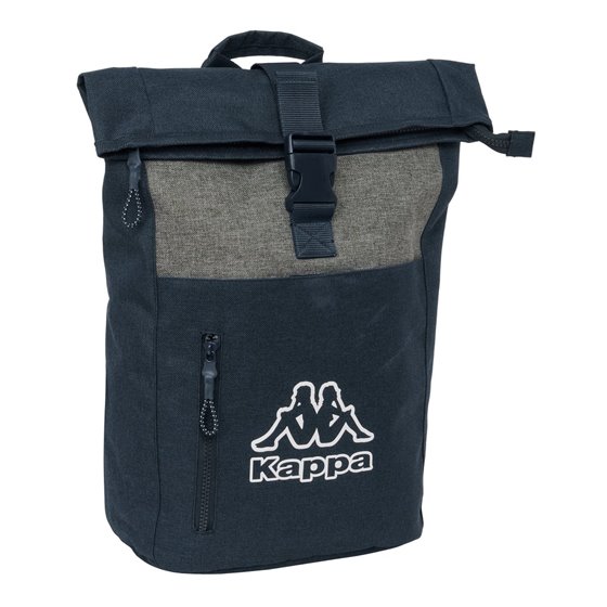 Mochila Solapa Para Portatil 15,6'' Kappa "Dark Navy"28 x 42 x 13 cm.