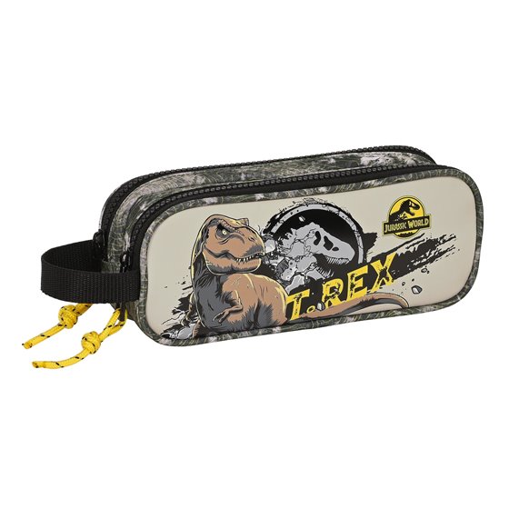 Portatodo Doble Jurassic World "Warning"21 x 8 x 6 cm.