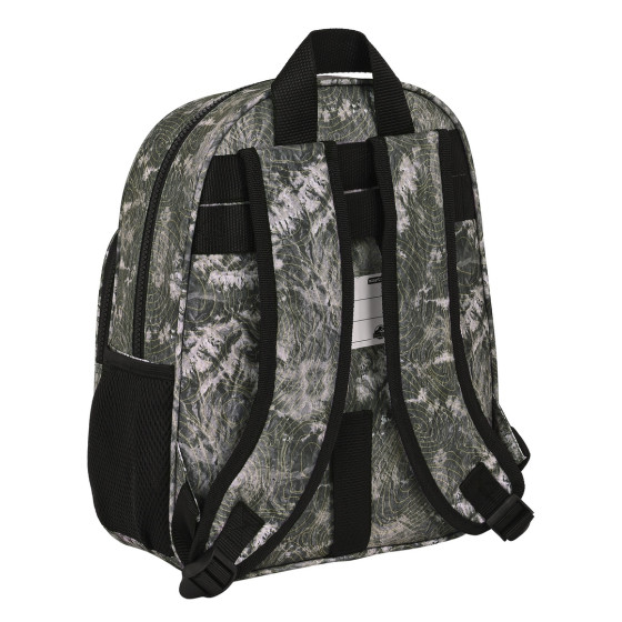 Mochila Infantil Adaptable A Carro Jurassic World "Warning"27 x 33 x 10 cm.