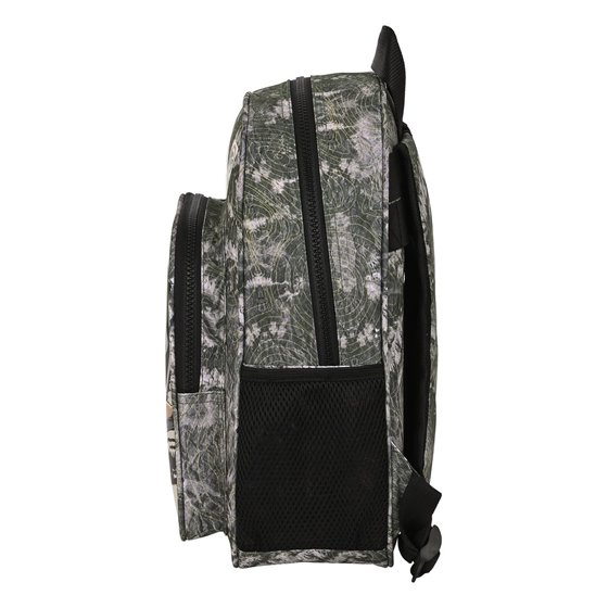 Mochila Infantil Adaptable A Carro Jurassic World "Warning"27 x 33 x 10 cm.