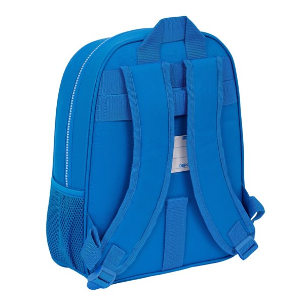 Mochila Infantil Adaptable A Carro Real Deportivo De La Coruña27 x 33 x 10 cm.