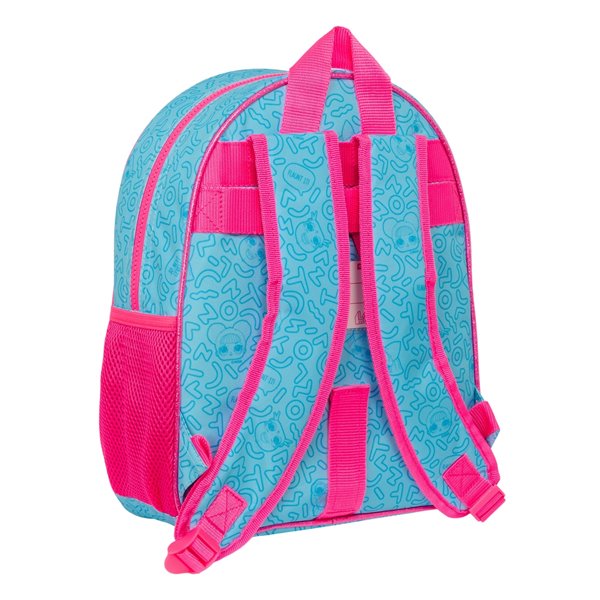 Mochila Infantil Adaptable A Carro Lol Surprise! "Divas"28 x 34 x 10 cm.