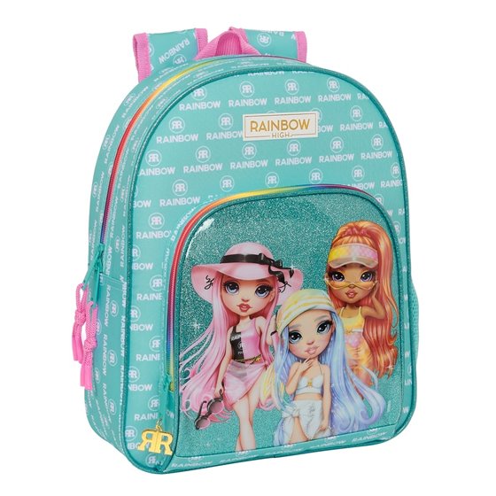 Mochila Infantil Adaptable A Carro Rainbow High "Paradise"28 x 34 x 10 cm.