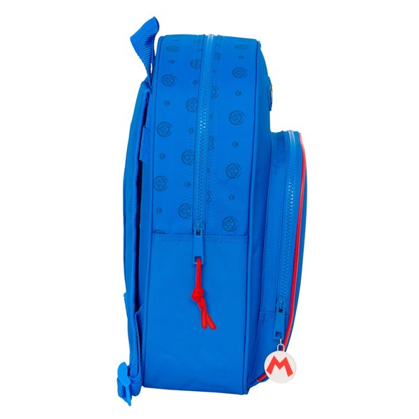 Mochila Infantil Adaptable A Carro Super Mario "Play"28 x 34 x 10 cm.