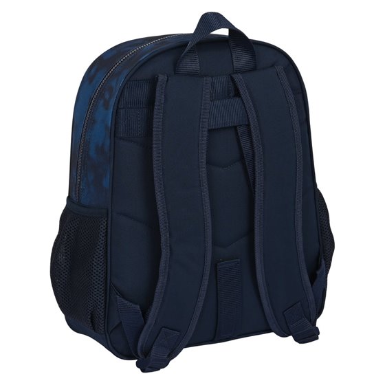 Mochila Junior Adaptable A Carro Batman "Legendary"32 x 38 x 12 cm.
