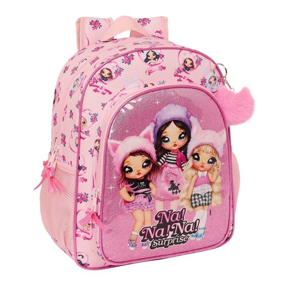Mochila Junior Adaptable A Carro Nanana "Fabulous"32 x 38 x 12 cm.